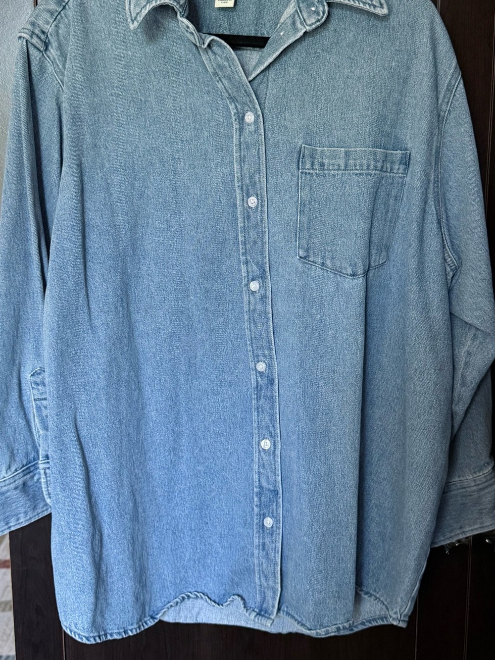 H&M Light Blue Denim Button-Up Jacket